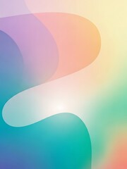 Soft Colorful Abstract Background with Smooth Flowing Shapes, Subtle Glow and Modern Minimalist Design, High Contrast Visuals Ideal for Quiz Videos, Text Overlays and Digital Content