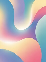 Soft Colorful Abstract Background with Smooth Flowing Shapes, Subtle Glow and Modern Minimalist Design, High Contrast Visuals Ideal for Quiz Videos, Text Overlays and Digital Content