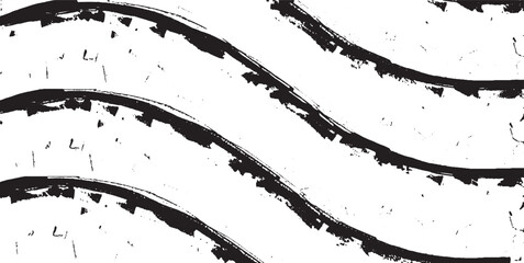 Vector brush stroke texture. Distressed uneven grunge background. Abstract vector illustration. Overlay over any design to create interesting effect and depth. Black isolated on white. EPS10