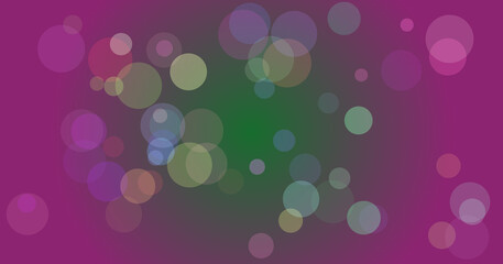 Colorful bokeh background