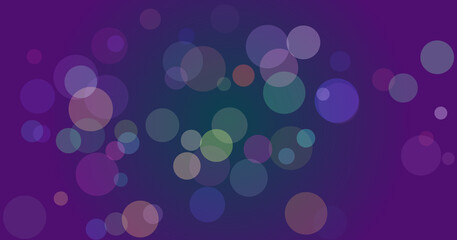 Vibrant bubble burst