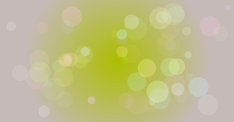 Soft glowing bokeh lights