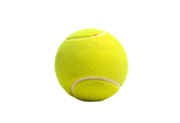 Bright yellow tennis ball for professional matches, training, practice, and recreation