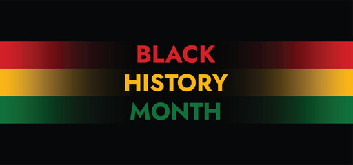 Black history month background . Celebrated annually in February in the United States and Canada, in October in the United Kingdom