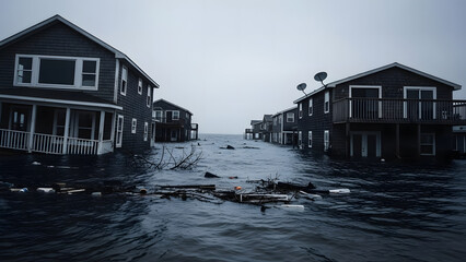 the house was flooded