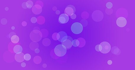 Vibrant purple bubble background