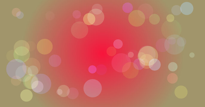 Vibrant bokeh light effect