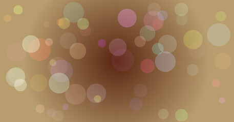 Abstract bokeh light burst