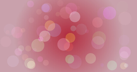 Abstract gradient bokeh