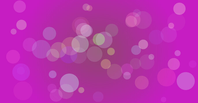 Vibrant purple bubble background