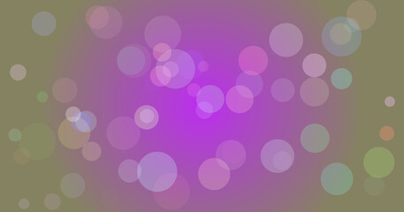 Colorful bubble background