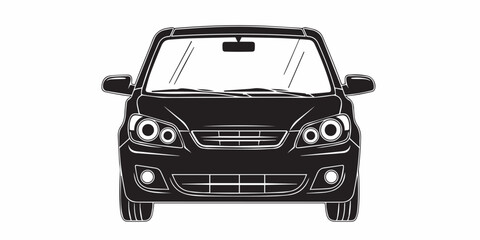 car isolated on white background