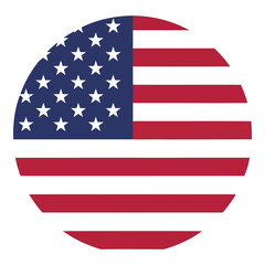 American flag emblem representing united states patriotism