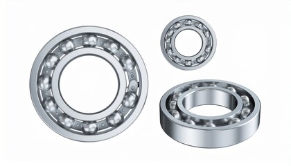 Ball bearing in grease-  industrial lubricant