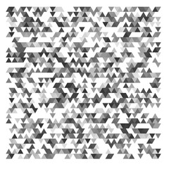 Gray triangle halftone random background