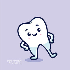 cute tooth Leaning Pose tooth,teeth,dental,dentistry,dentist,smile,oral,health,hygiene,clean,care,whitening,brace,braces,implant,cavity,decay,enamel,gum,gums,molar,incisor,canine,orthodontic,prostheti