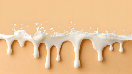 Creamy Dessert Melting with Smooth Dripping Texture