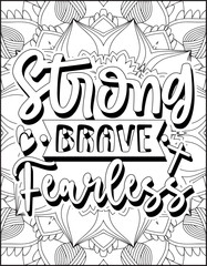 Bible Verse Coloring Page for Adults. Holy Bible Quote Coloring Page