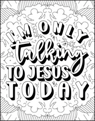Bible Verse Coloring Page for Adults. Holy Bible Quote Coloring Page