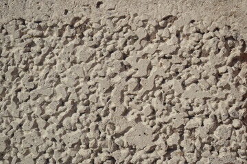 Textura de coluna de cimento com superfície irregular © TT