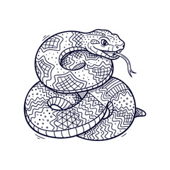 Detailed Vector Collection of Dangerous Poisonous Snakes and Venomous Reptiles Graphics