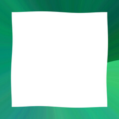 Wavy square centerpiece for festive inserts — organic cutout ready for overlays, messages, or seasonal accents.