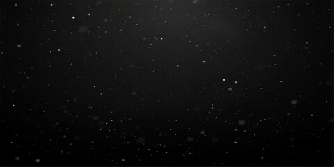 Falling snow flakes on a black night sky with abstract blue light, perfect for a cold winter Christmas animation. astronomy, space, stars, universe, water, dust, cosmos, galaxy, white, nature, star