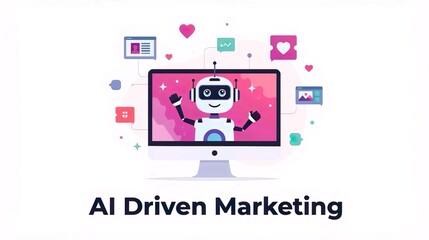 AI-Powered Marketing Integration Concept