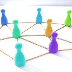 The picture shows a bowling set game