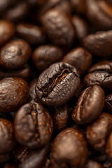 Fototapeta premium AI Image Of A Close Up Of Coffee Beans
