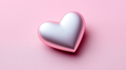 Pink heart background, Valentine's Day greeting card