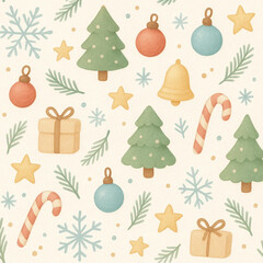 christmas seamless pattern