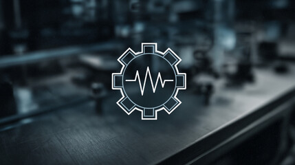 Interlocking metal gears and cogs representing industrial machinery and modern technology