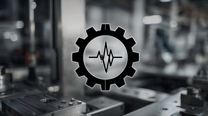 Interlocking metal gears and cogs representing industrial machinery and modern technology