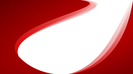 Red Abstract Droplet Curve Page Border Background