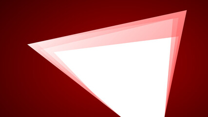 Red Abstract Geometric Corner Page Border Background
