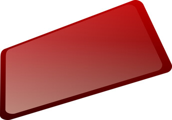 Red Rounded Tab Page Border Background