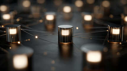 Abstract visualization of IT and technology network connections and data flow, representing modern digital infrastructure