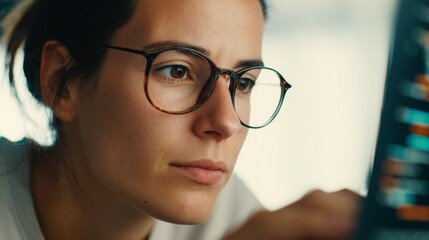 Navigating the digital labyrinth: modern data security insights. Photojournalism. A strong presence in a controlled digital hub with soft glow. Real vibe. Press photo.