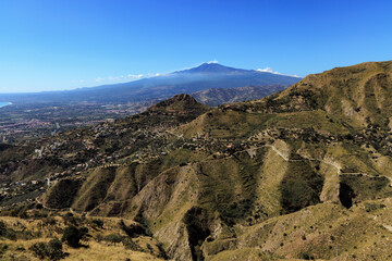 Mount and Vulcan Etna, Sicily, Italy