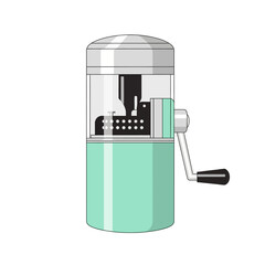 Charming vintage kitchen tool illustration evokes nostalgic culinary simplicity and preparation