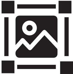 Image editing frame icon