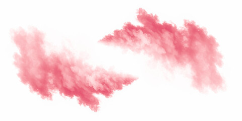 Pink watercolor brush strokes texture illustration art design element