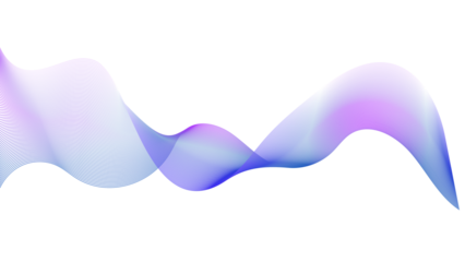 Abstract colorful wave flow with smooth gradient lines on black background, modern digital sound wave design for technology, music, data, and UI visuals.