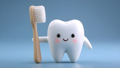 Tooth dental health hygiene concept