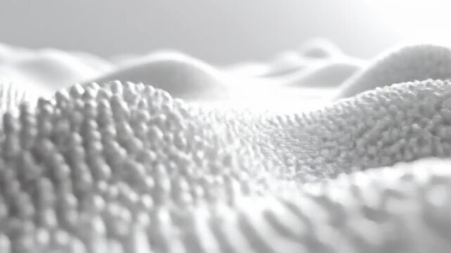 Abstract White Bumpy Surface with Subtle Shadows and Light Play Background Texture, Delicate Grainy Texture