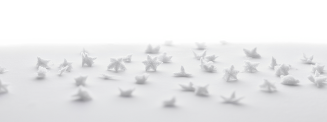 snow isolated on white background close up 
