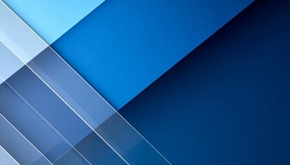 Abstract Blue Geometric Technology Background with Modern Diagonal Shapes
