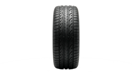 Car Tire Isolated on White Background for Auto Parts
