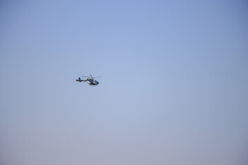 Balatonakarattya, Hungary. Panoramic view of Balatonakarattya on a sunny summer day with turquoise Lake Balaton.